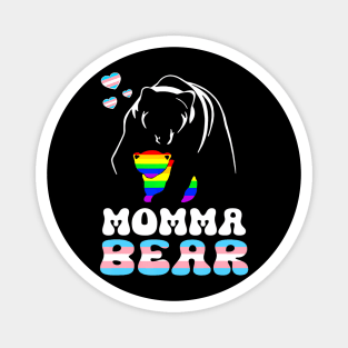 LGBT Mama Momma Bear Gay Pride Proud Momma Nana Trans Magnet